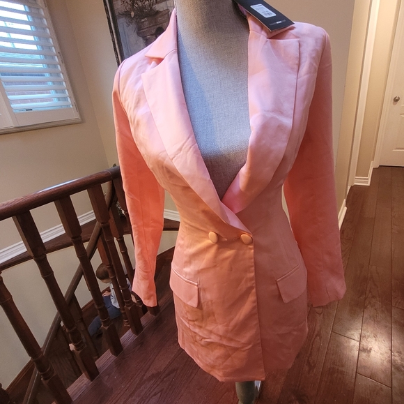 Blazer dress XS, pink - Picture 1 of 2